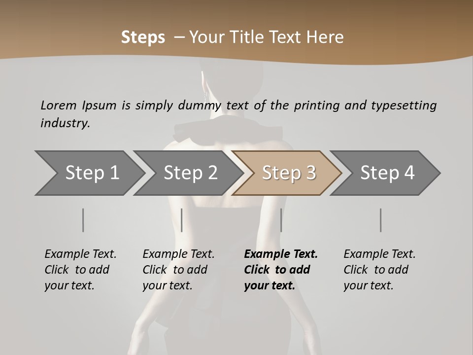 Dark People Nude PowerPoint Template
