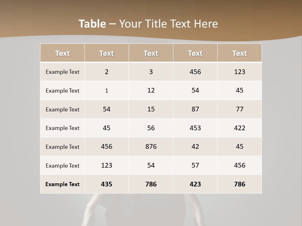Dark People Nude PowerPoint Template