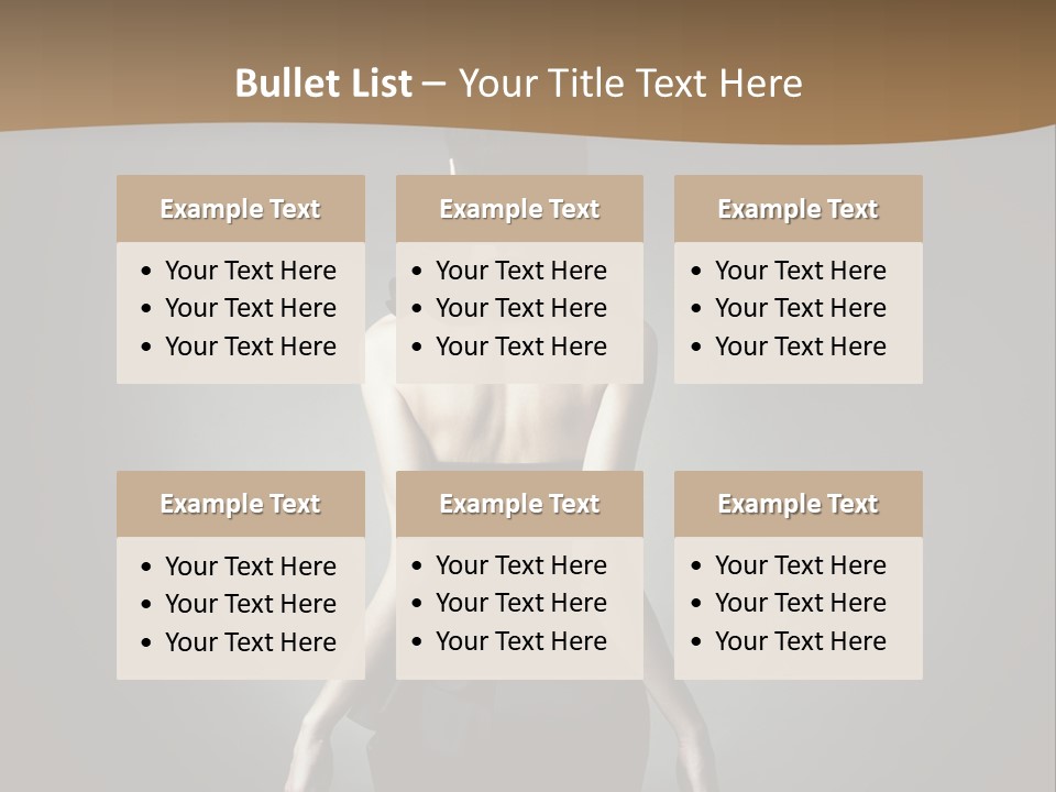 Dark People Nude PowerPoint Template