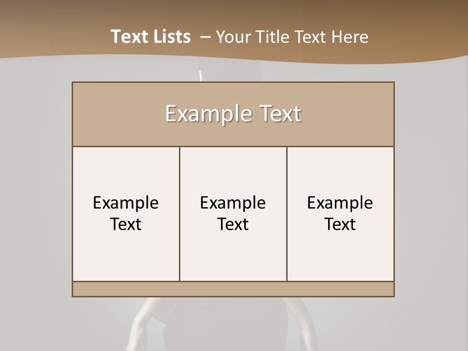 Dark People Nude PowerPoint Template