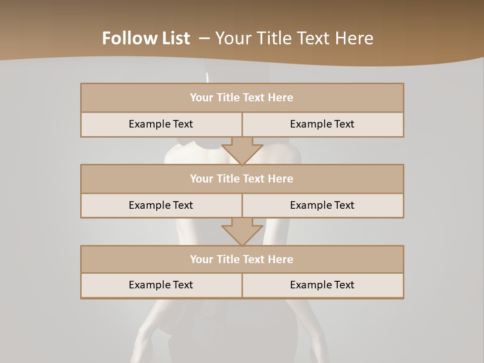 Dark People Nude PowerPoint Template