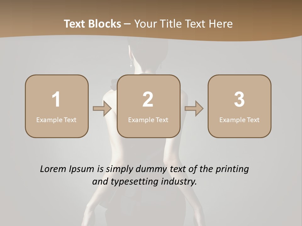 Dark People Nude PowerPoint Template