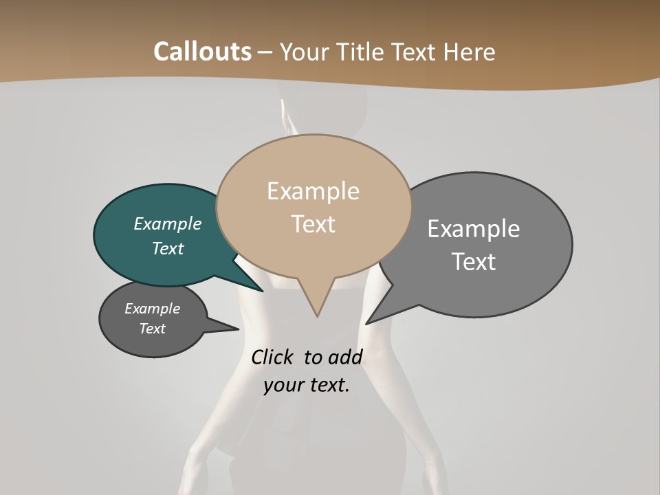 Dark People Nude PowerPoint Template