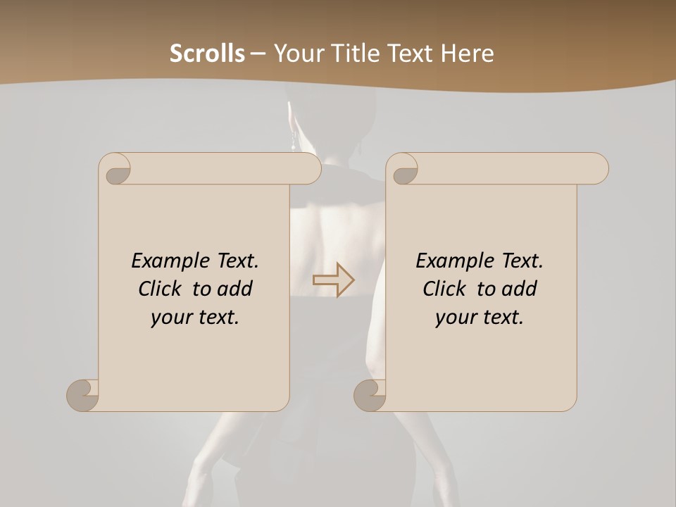 Dark People Nude PowerPoint Template
