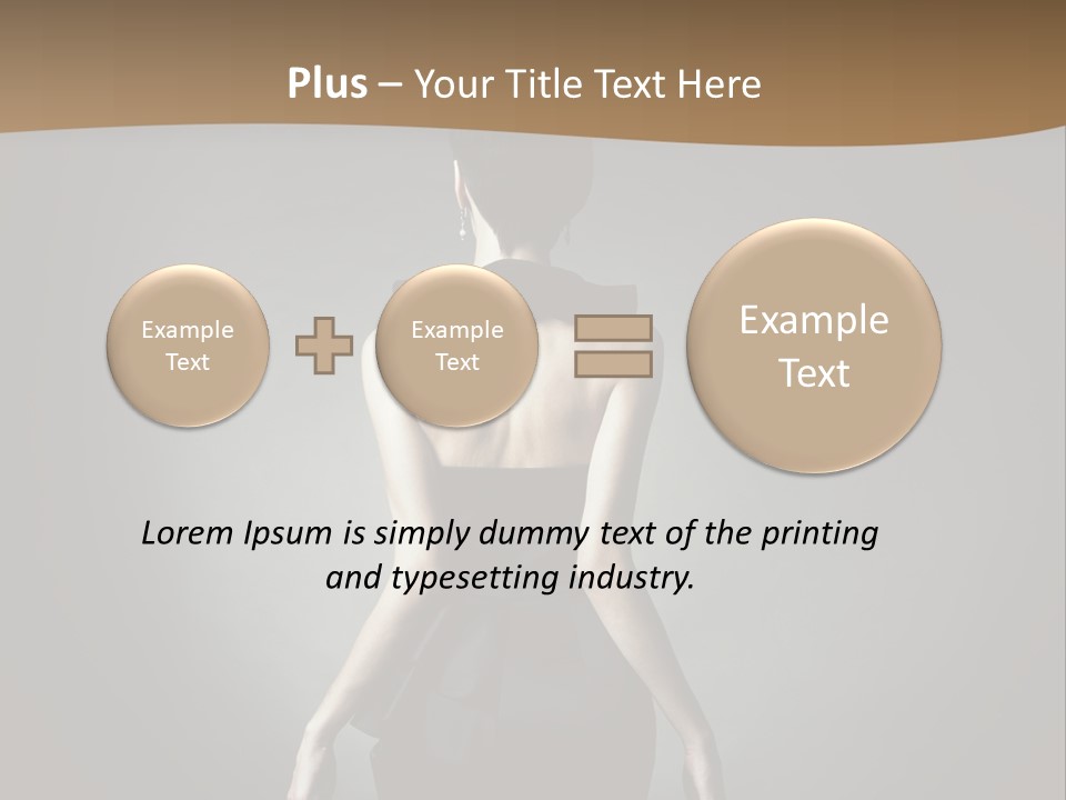 Dark People Nude PowerPoint Template