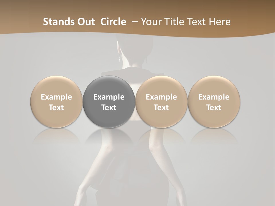 Dark People Nude PowerPoint Template