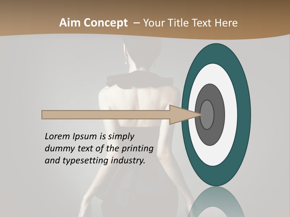 Dark People Nude PowerPoint Template