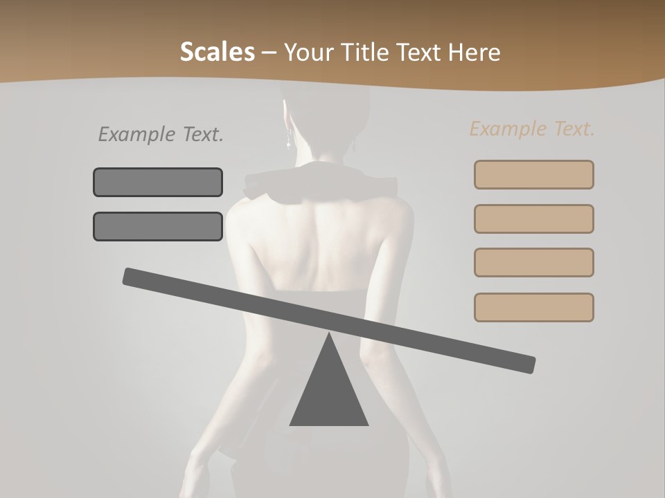 Dark People Nude PowerPoint Template
