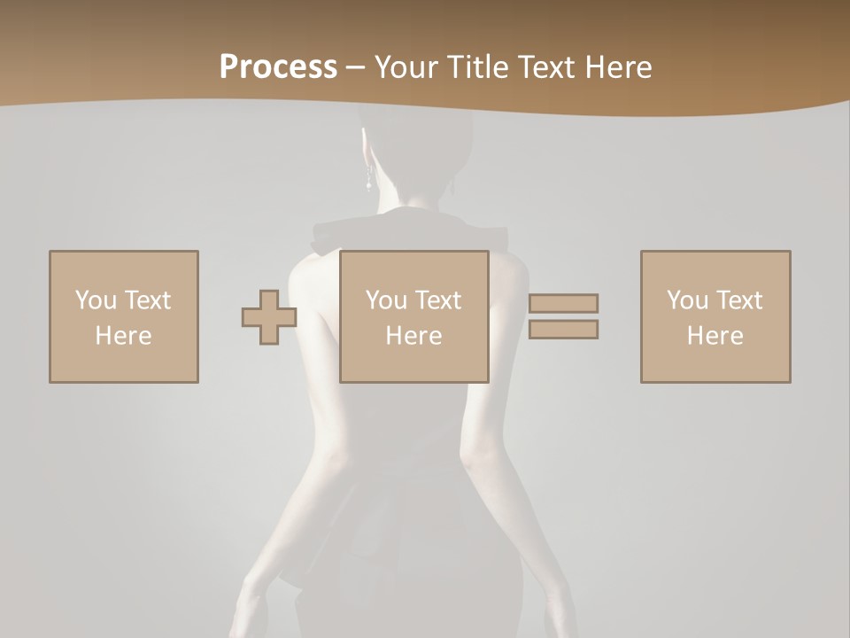 Dark People Nude PowerPoint Template