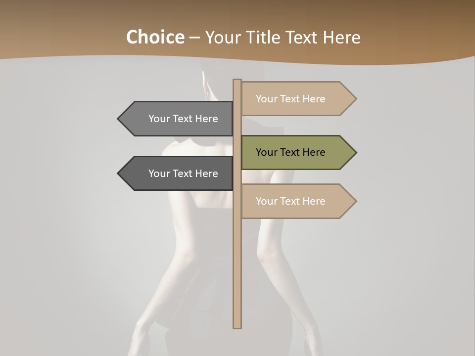 Dark People Nude PowerPoint Template