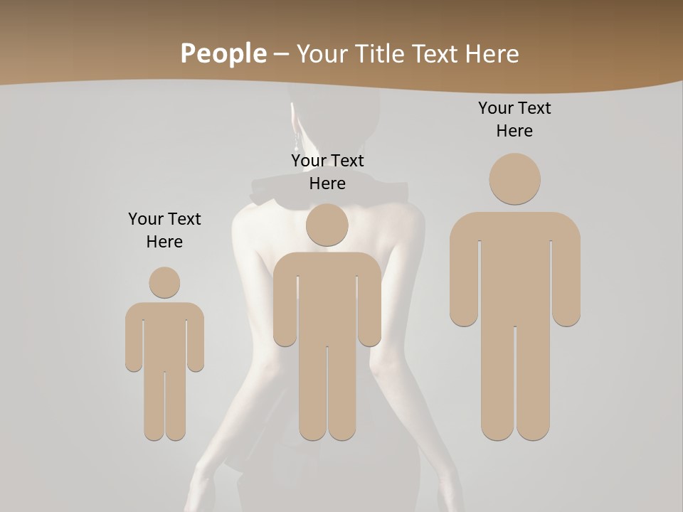 Dark People Nude PowerPoint Template
