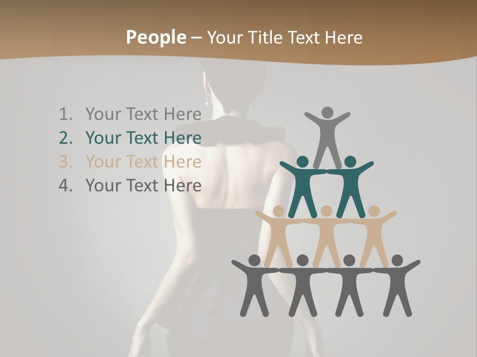 Dark People Nude PowerPoint Template
