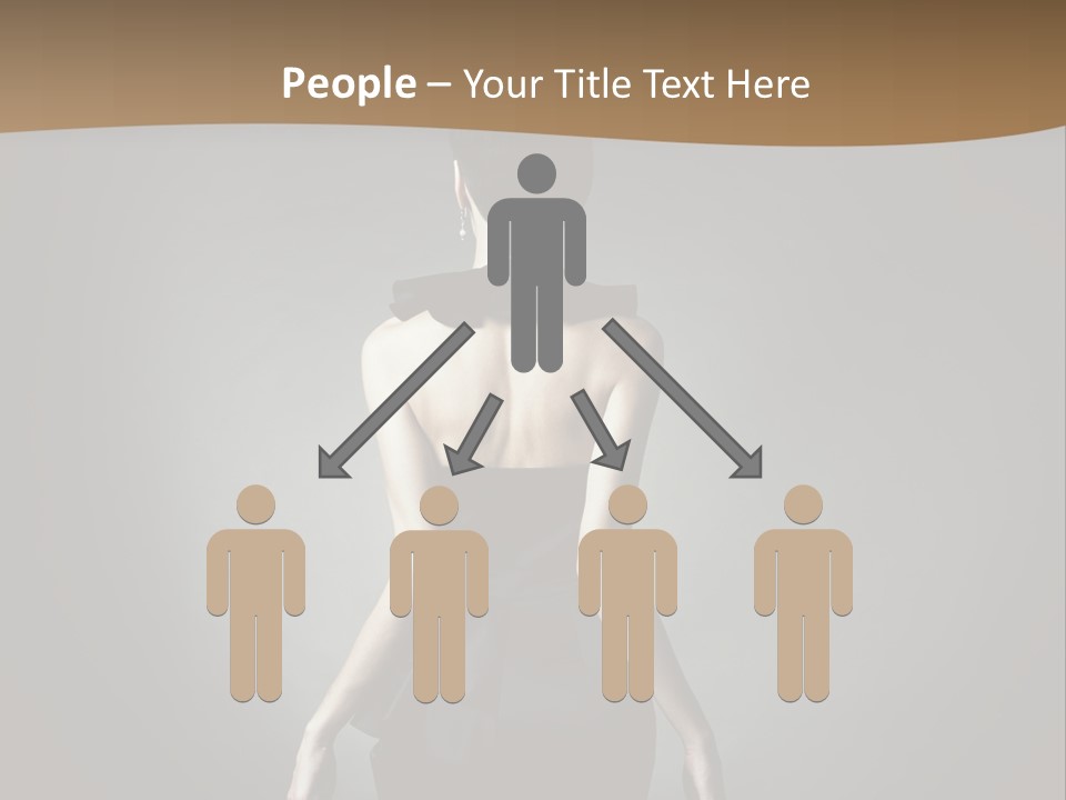 Dark People Nude PowerPoint Template