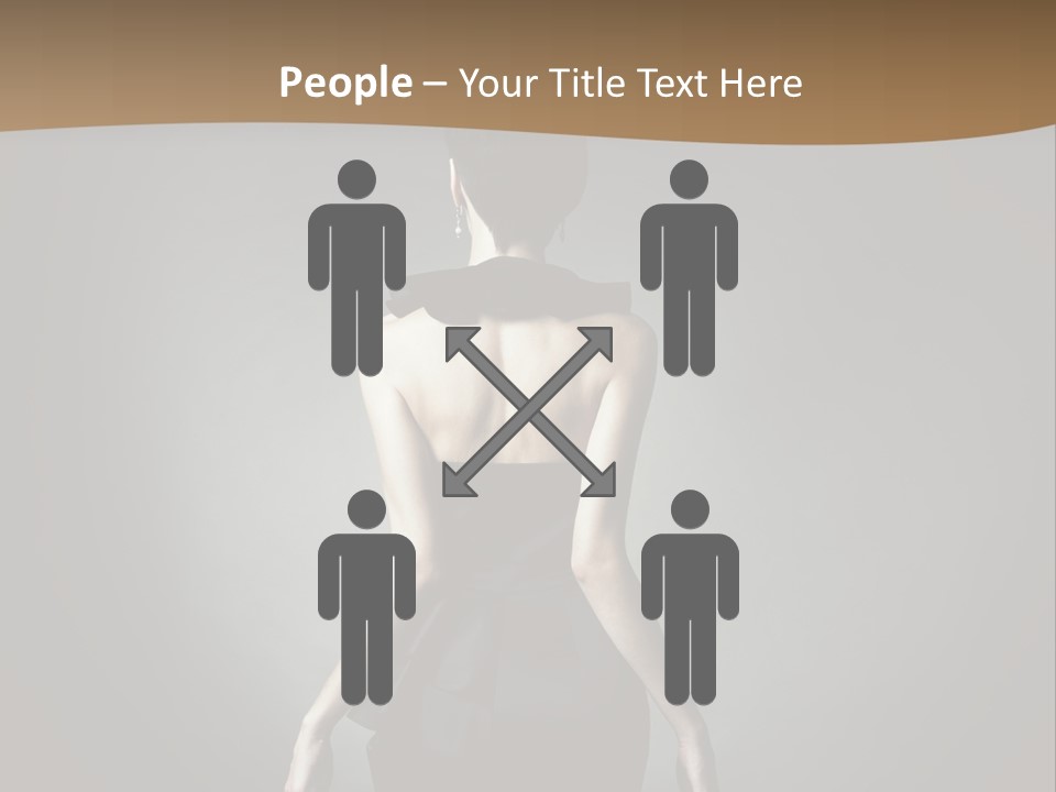 Dark People Nude PowerPoint Template