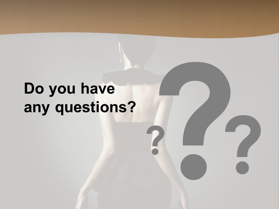 Dark People Nude PowerPoint Template