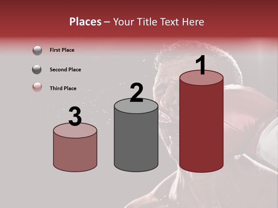 Sport Athletes Boxing PowerPoint Template