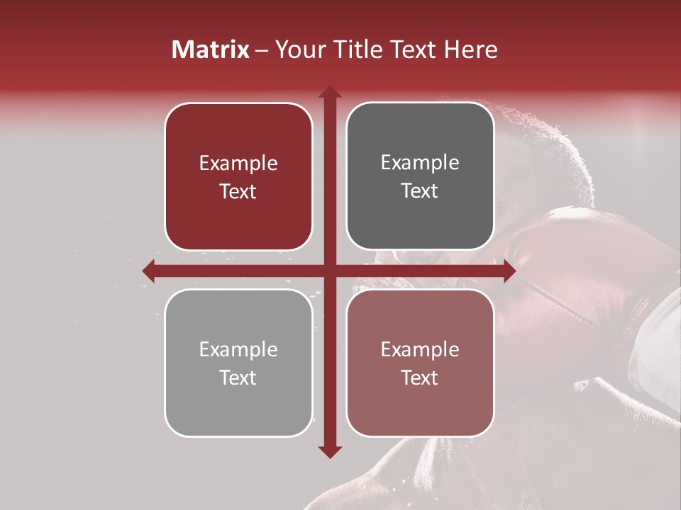 Sport Athletes Boxing PowerPoint Template