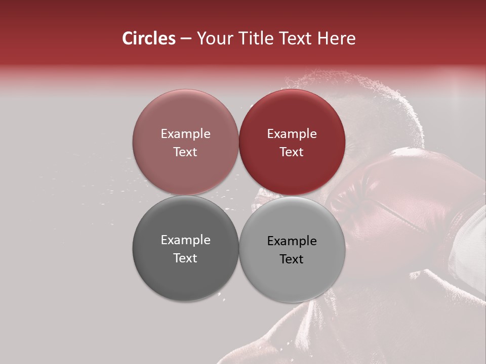 Sport Athletes Boxing PowerPoint Template