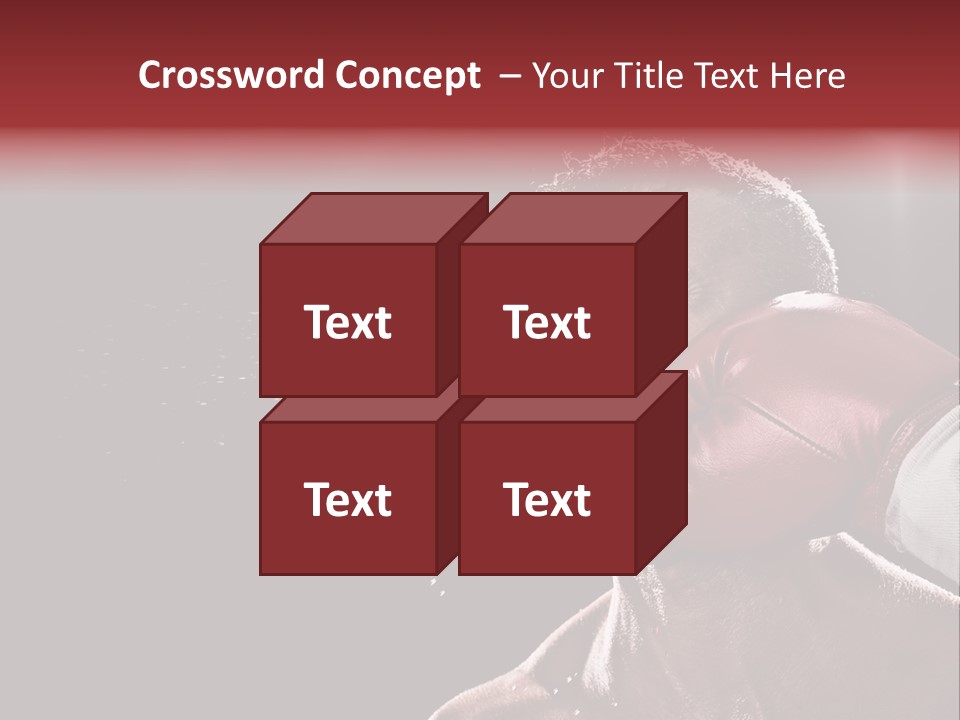 Sport Athletes Boxing PowerPoint Template