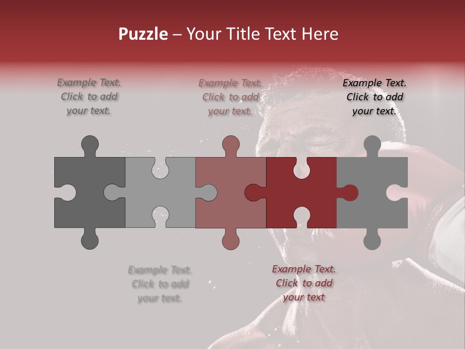 Sport Athletes Boxing PowerPoint Template