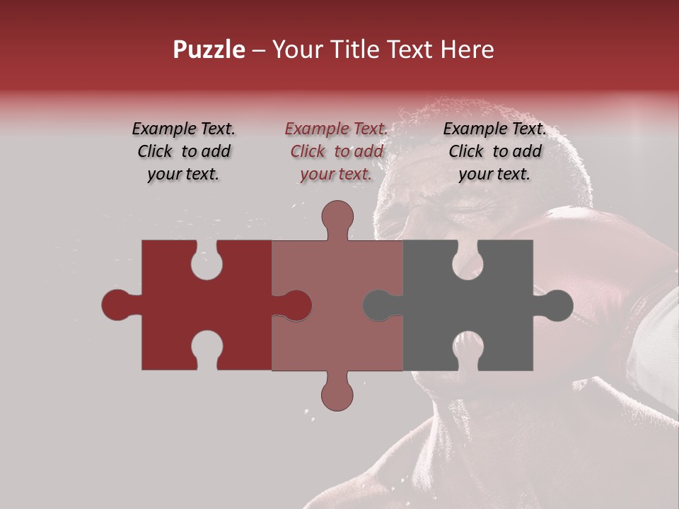 Sport Athletes Boxing PowerPoint Template