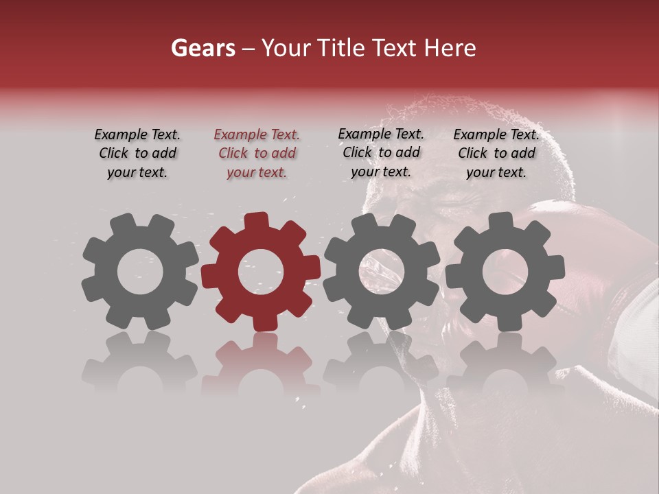 Sport Athletes Boxing PowerPoint Template