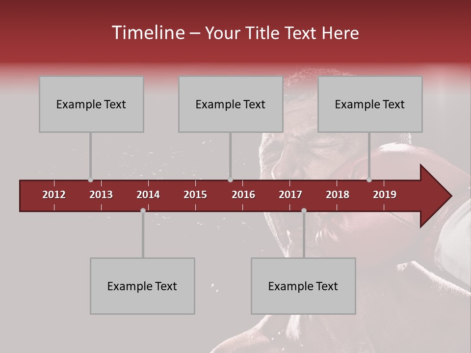 Sport Athletes Boxing PowerPoint Template