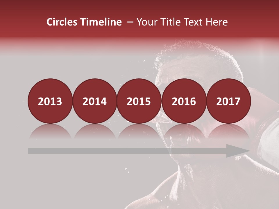 Sport Athletes Boxing PowerPoint Template