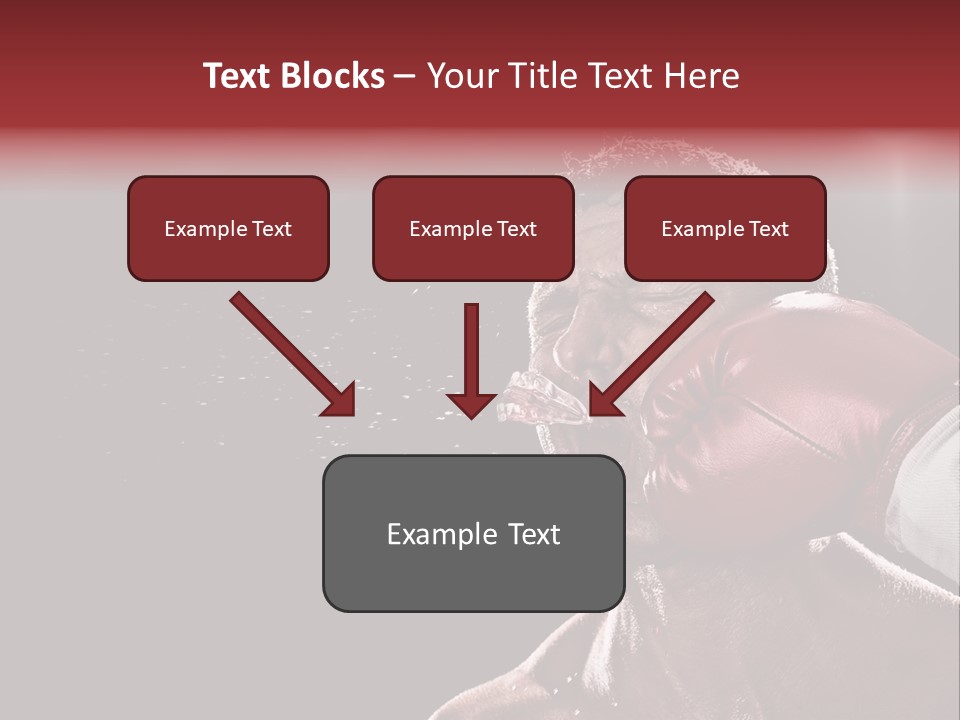 Sport Athletes Boxing PowerPoint Template