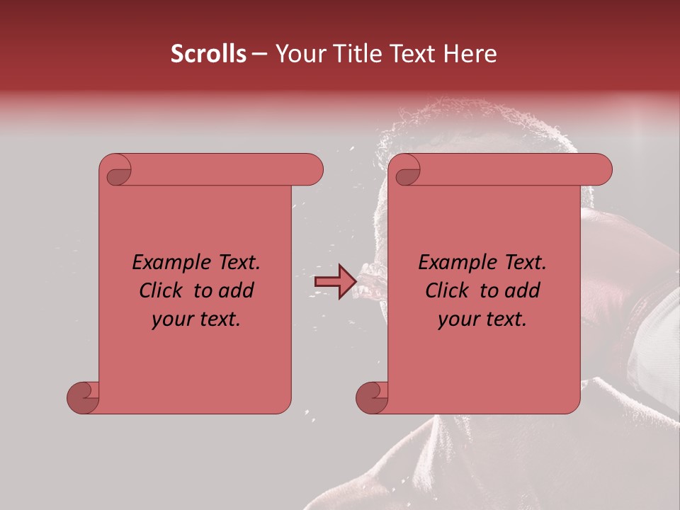 Sport Athletes Boxing PowerPoint Template