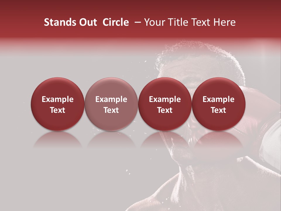 Sport Athletes Boxing PowerPoint Template