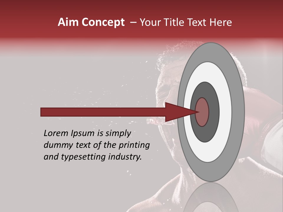 Sport Athletes Boxing PowerPoint Template