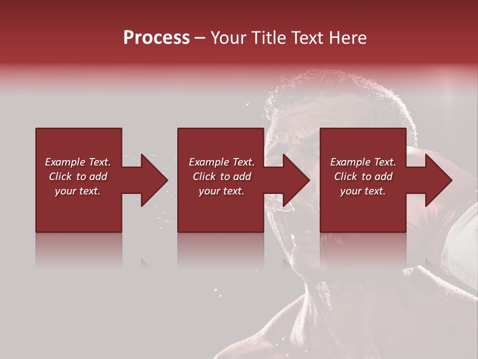 Sport Athletes Boxing PowerPoint Template