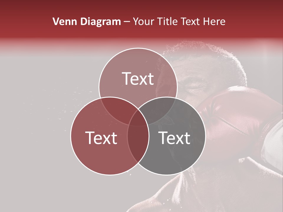 Sport Athletes Boxing PowerPoint Template