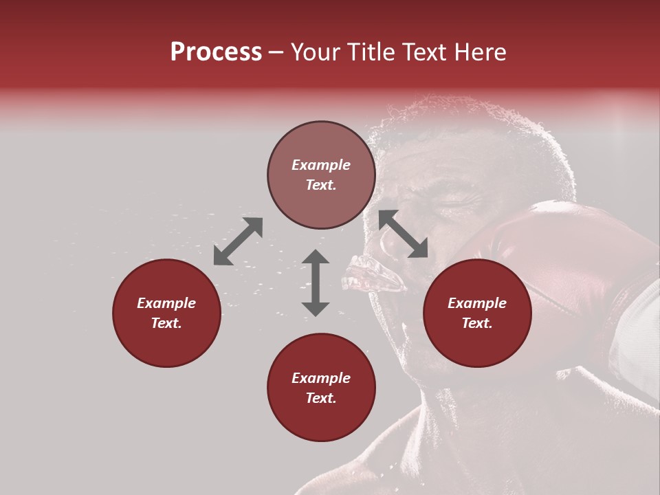 Sport Athletes Boxing PowerPoint Template