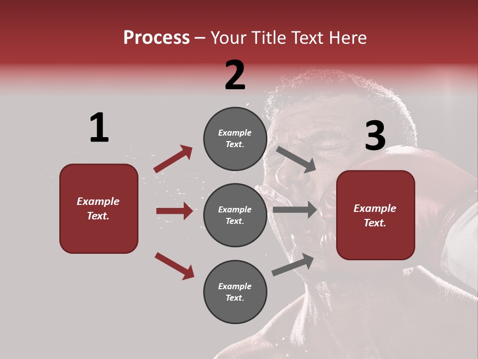 Sport Athletes Boxing PowerPoint Template