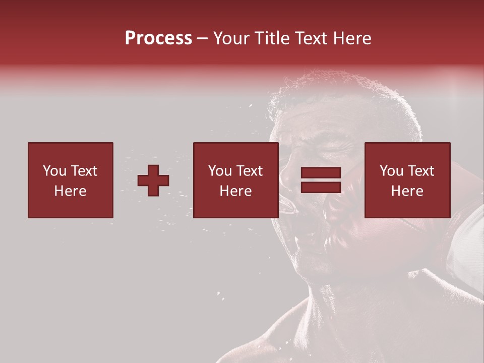 Sport Athletes Boxing PowerPoint Template