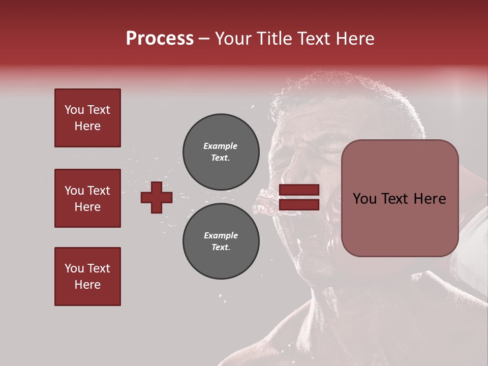 Sport Athletes Boxing PowerPoint Template