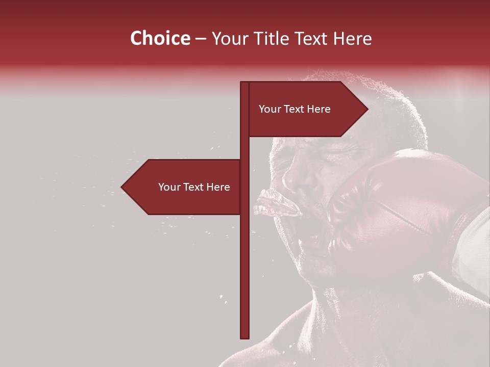 Sport Athletes Boxing PowerPoint Template