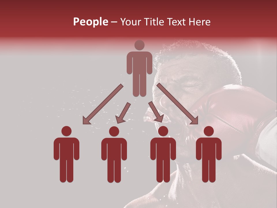 Sport Athletes Boxing PowerPoint Template