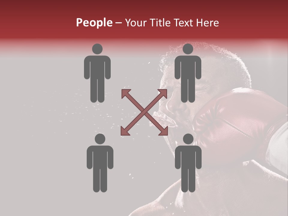 Sport Athletes Boxing PowerPoint Template