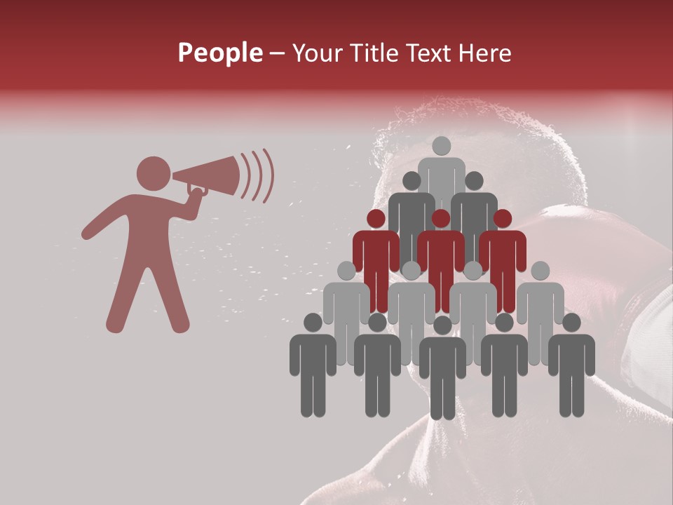 Sport Athletes Boxing PowerPoint Template