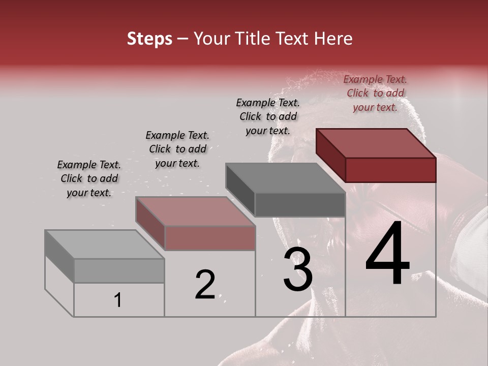 Sport Athletes Boxing PowerPoint Template