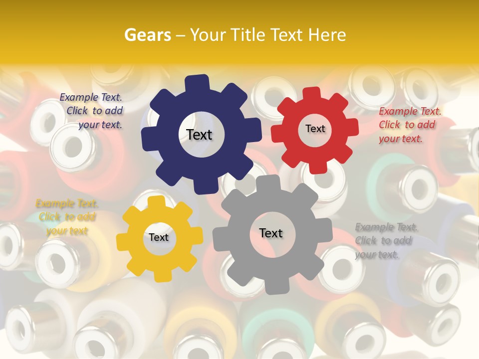 Macro Technology Signal PowerPoint Template