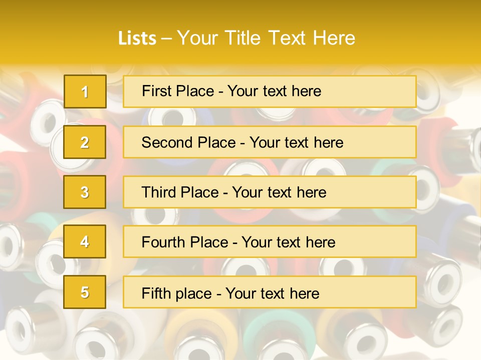 Macro Technology Signal PowerPoint Template