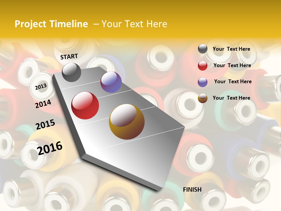 Macro Technology Signal PowerPoint Template