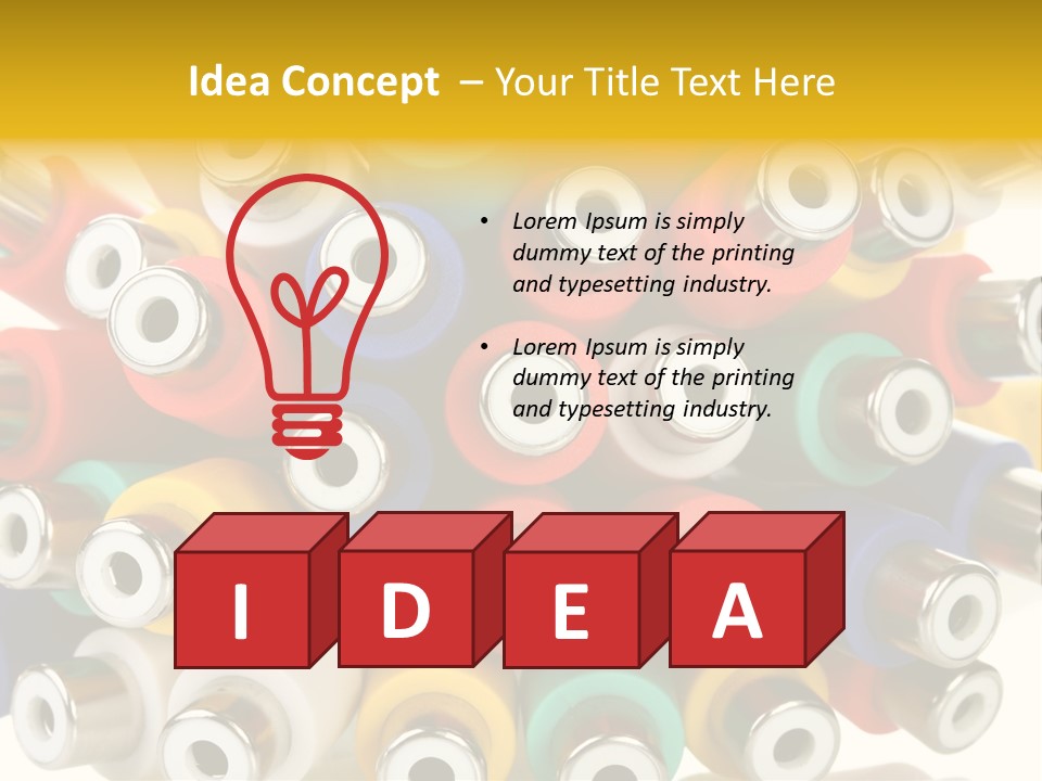 Macro Technology Signal PowerPoint Template