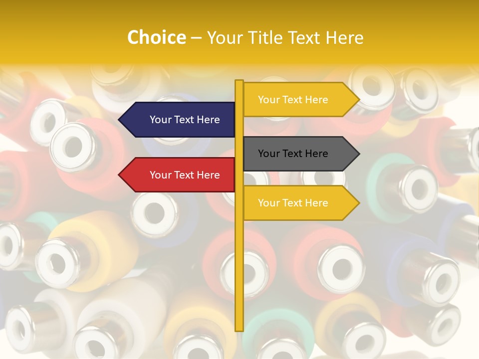 Macro Technology Signal PowerPoint Template