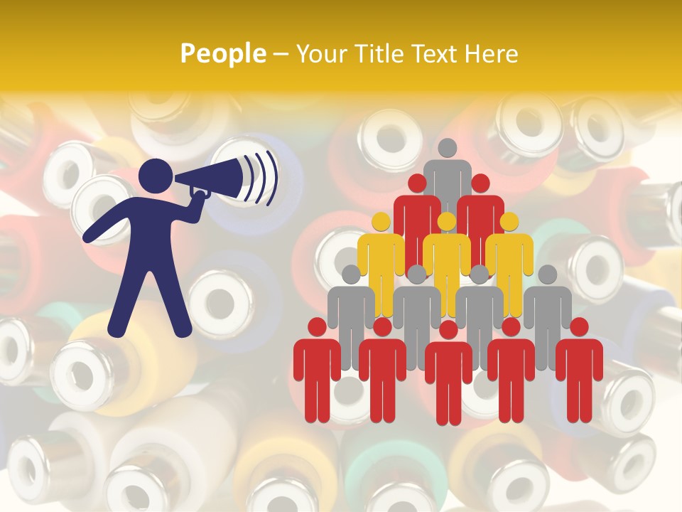 Macro Technology Signal PowerPoint Template