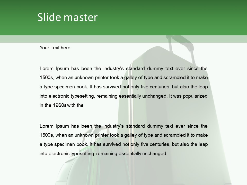 Bu Ine Room Chair PowerPoint Template